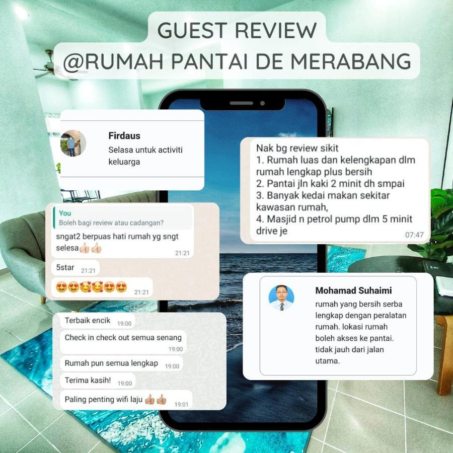 Rumah Pantai De Merabang Bachok Exteriér fotografie